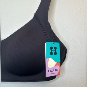 Huug Black Wireless Comfort Bra | NWT | Size Small